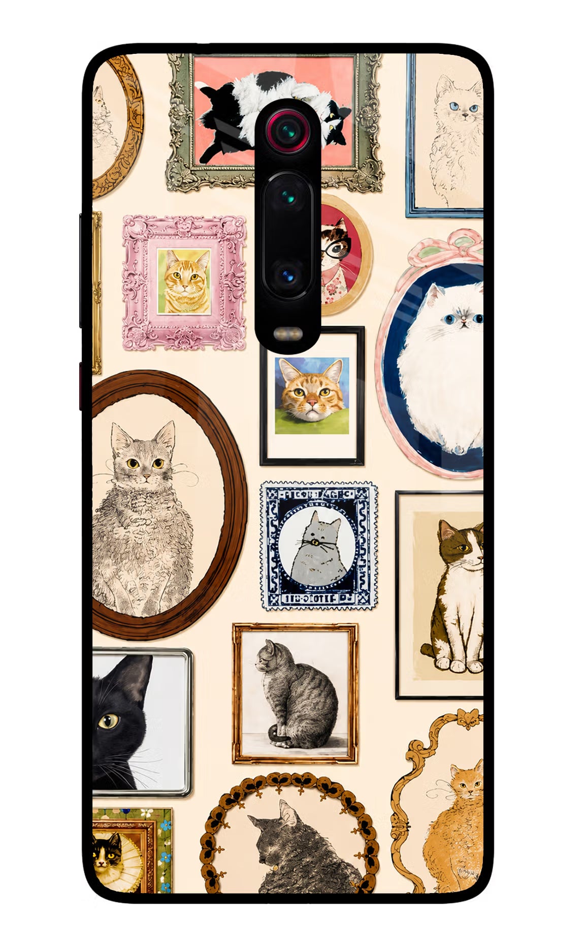 Mirror Cats Redmi K20 Pro Glass Case