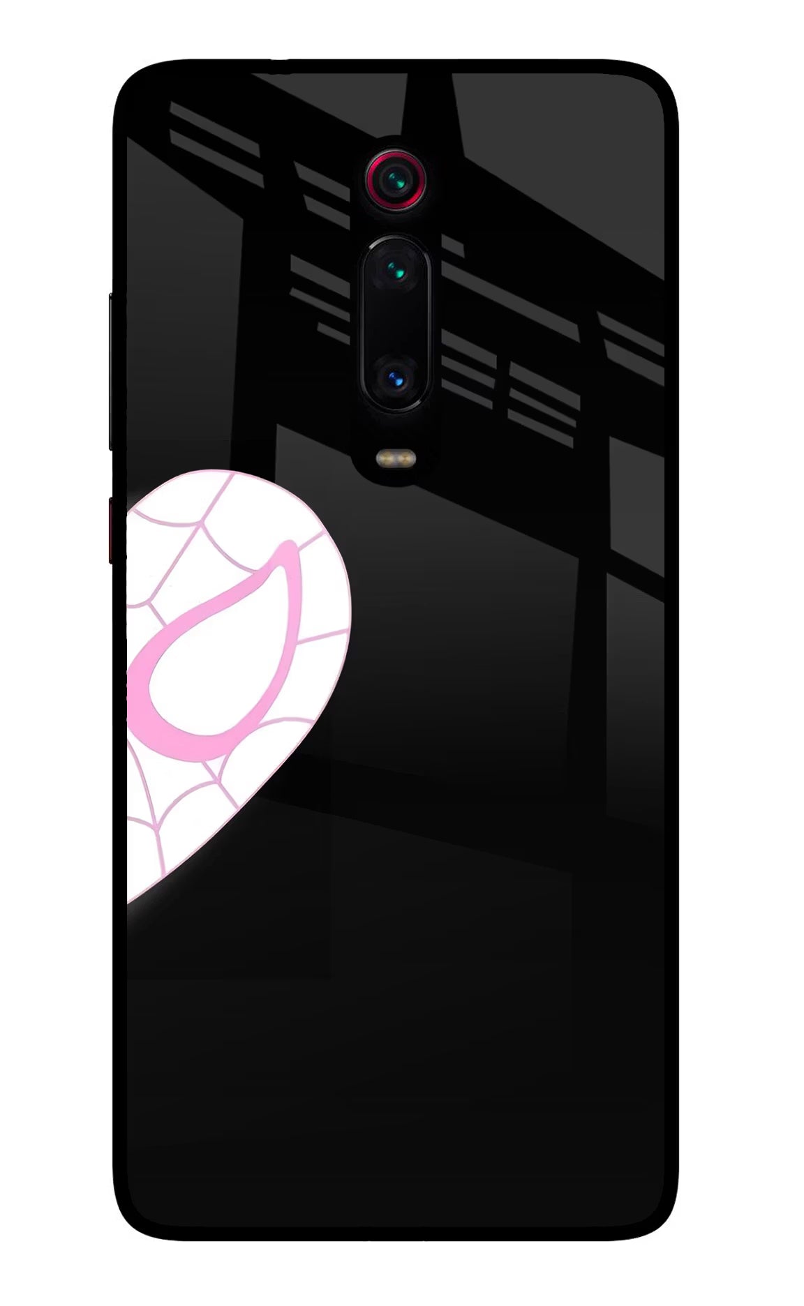Gwen Mask Redmi K20 Pro Glass Case Back Cover by Casekaro