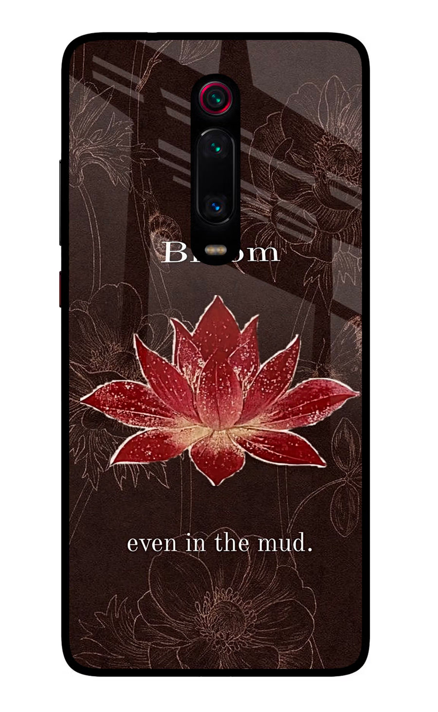Bloom Redmi K20 Pro Back Cover, Glass case