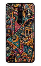 Folk Print Redmi K20 Pro Glass Case