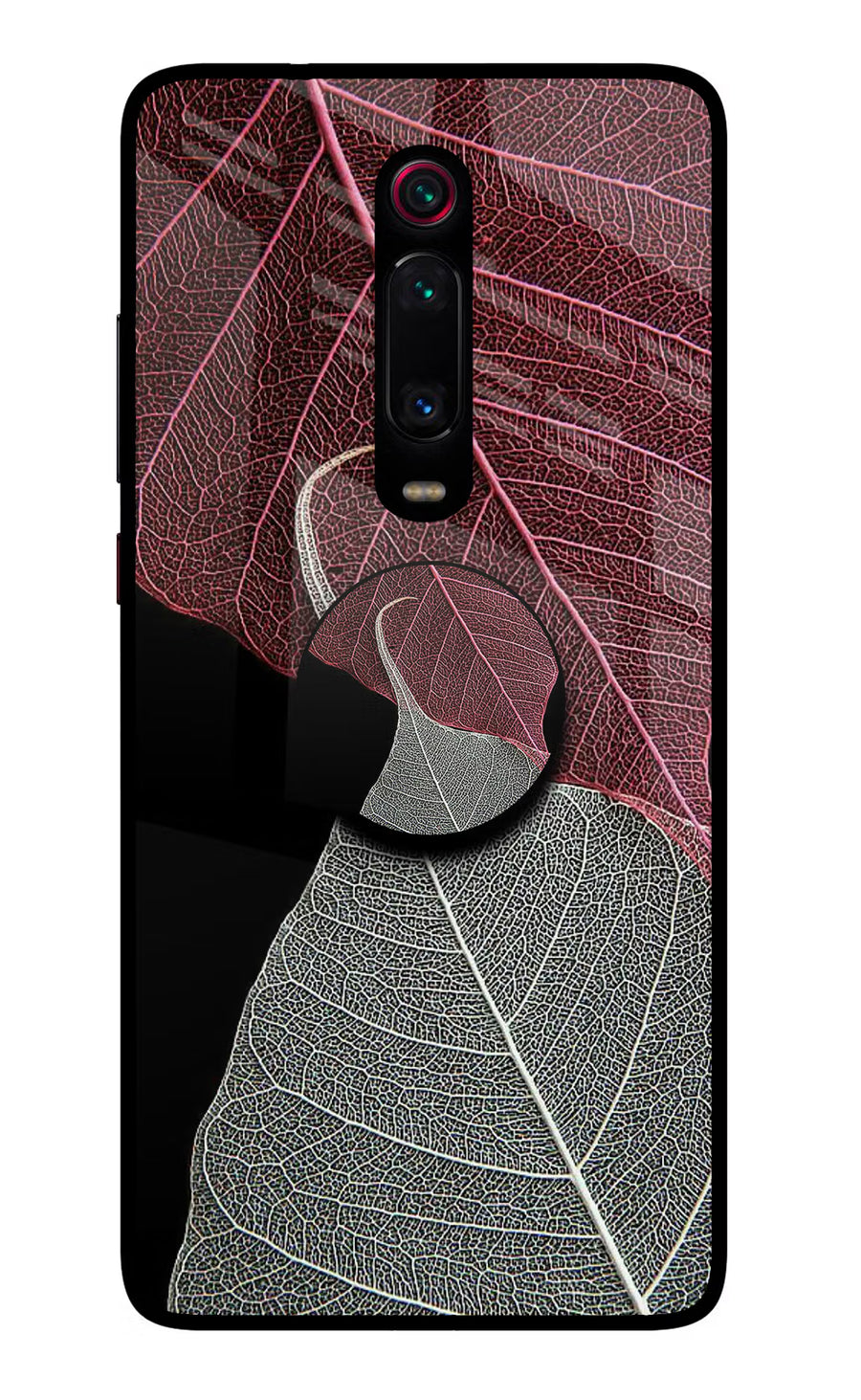 Leaf Pattern Redmi K20 Pro Pop Case, Glass case