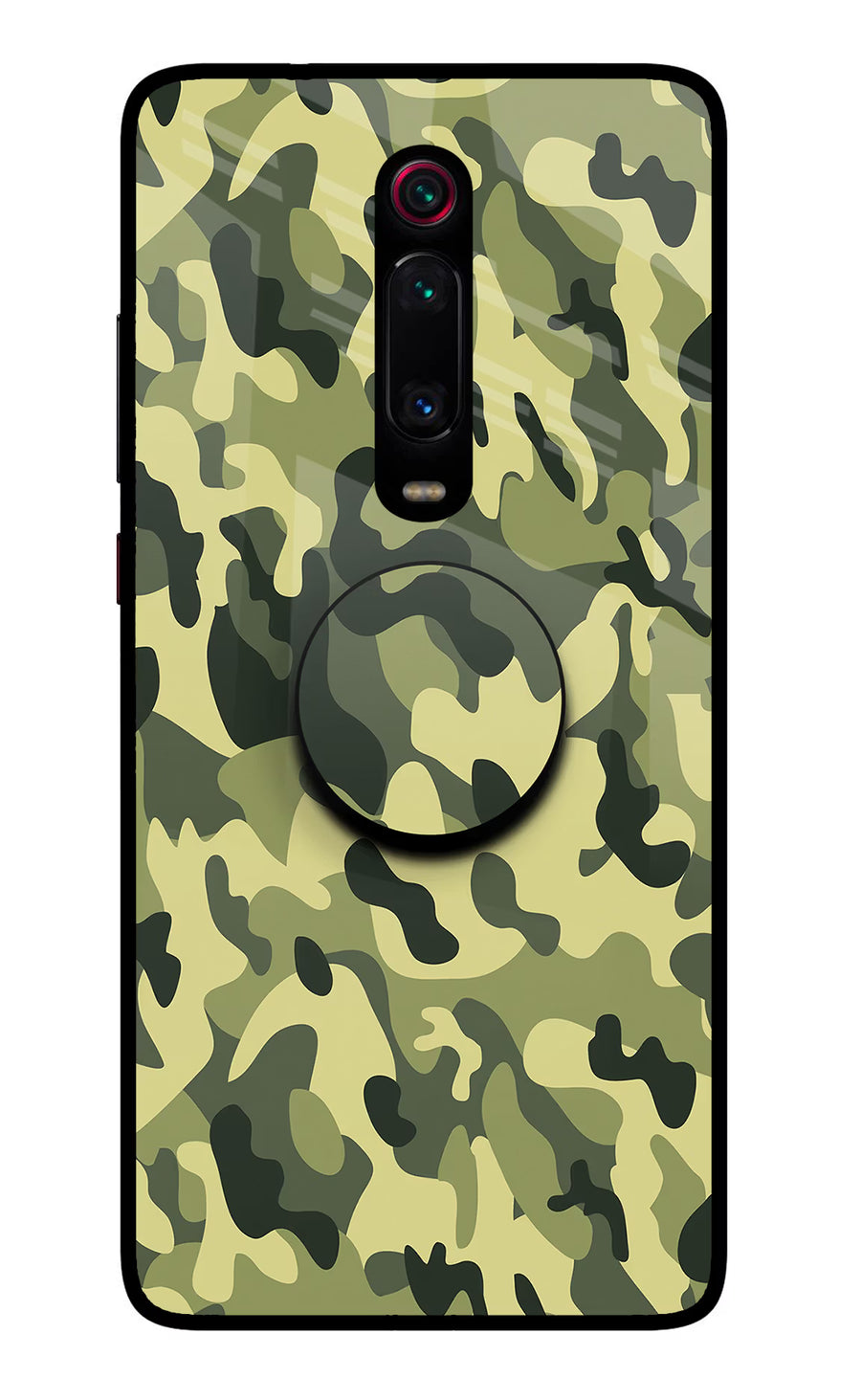 Camouflage Redmi K20 Pro Pop Case, Glass case
