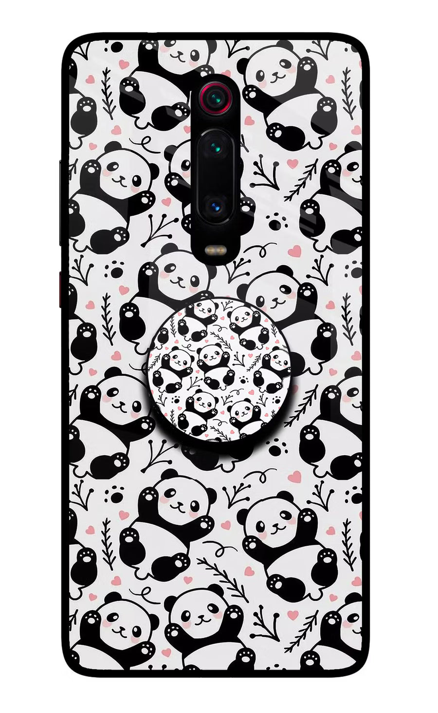 Cute Panda Redmi K20 Pro Pop Case, Glass case
