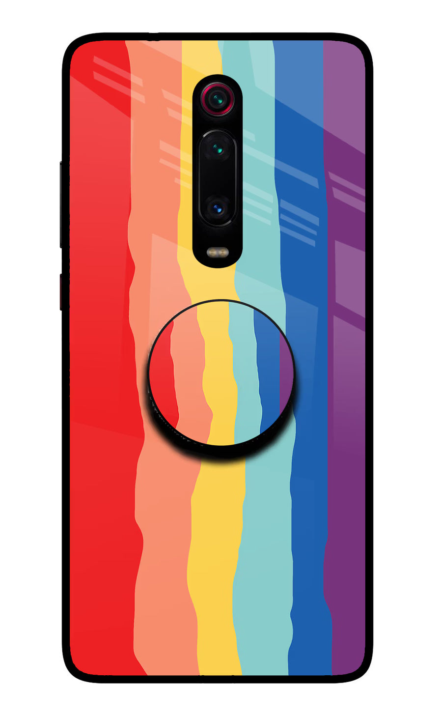 Rainbow Redmi K20 Pro Pop Case, Glass case