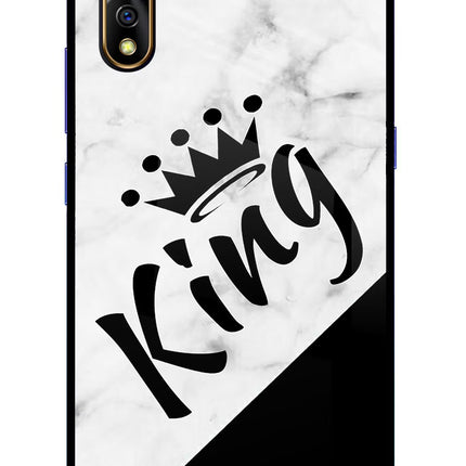 King Vivo S1/Z1x Glass Case Back Cover by Casekaro