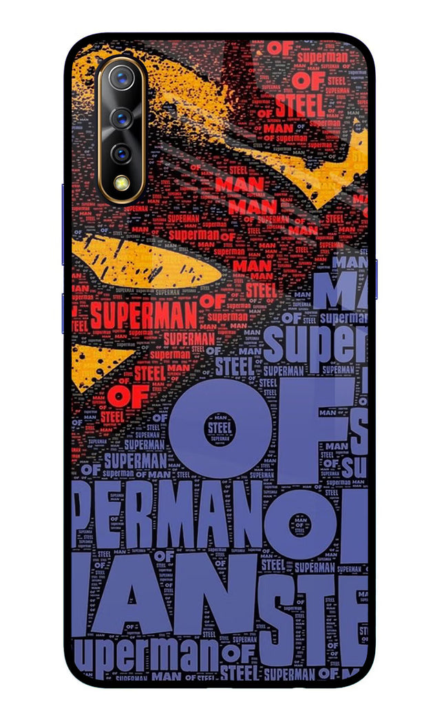 Superman Vivo S1/Z1x Glass Case Back Cover by Casekaro