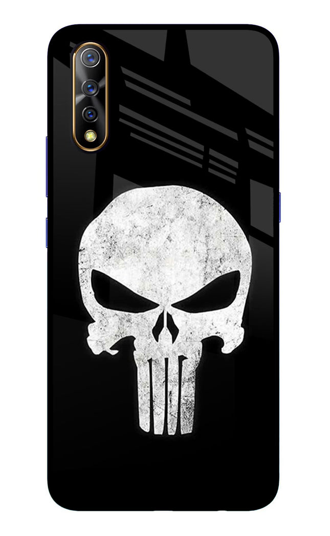Punisher Skull Vivo S1/Z1x Glass Case Back Cover by Casekaro