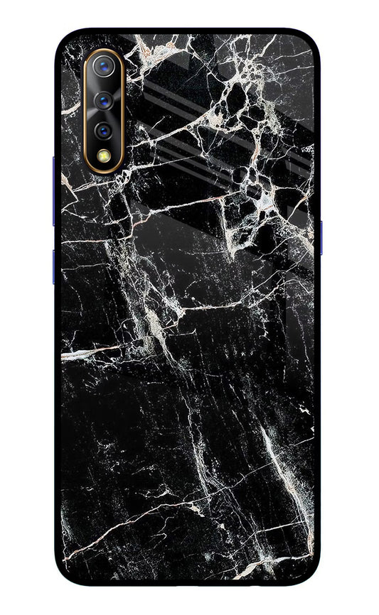 Black Marble Texture Vivo S1/Z1x Glass Case