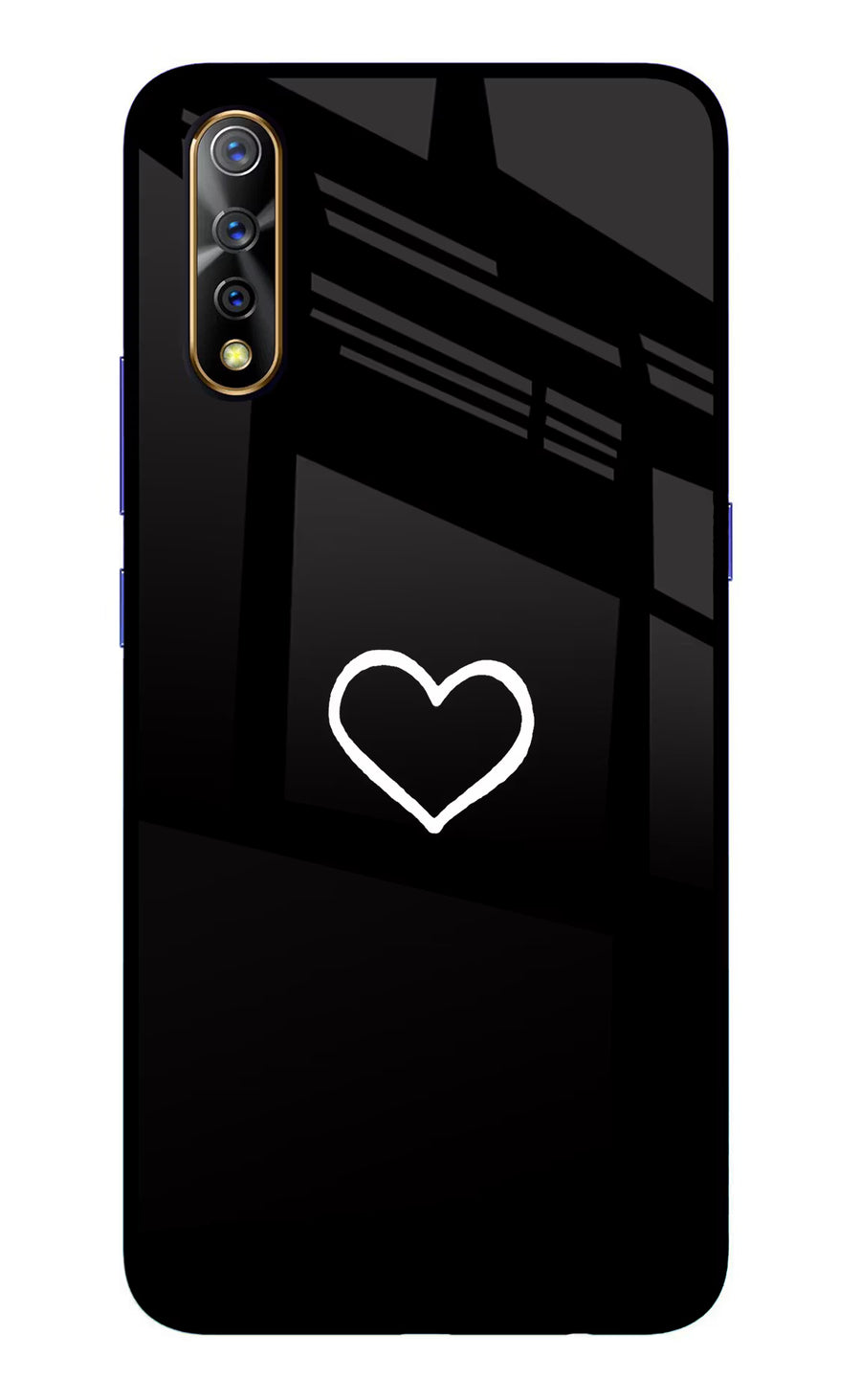 Heart Vivo S1/Z1x Back Cover, Glass case