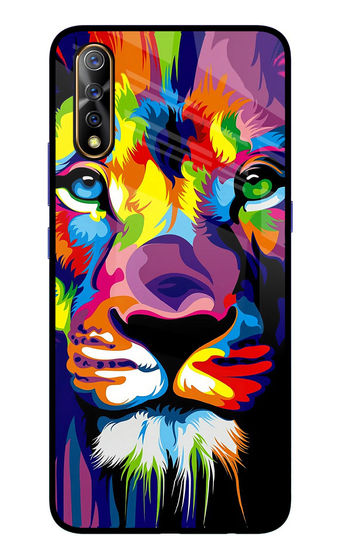 Lion Vivo S1/Z1x Glass Case Back Cover by Casekaro