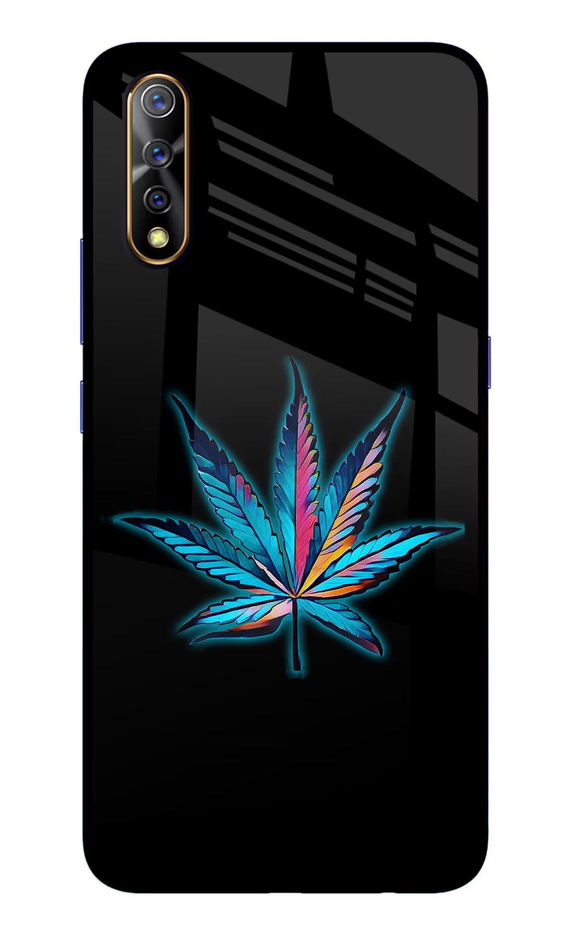 Weed Vivo S1/Z1x Glass Case Back Cover by Casekaro
