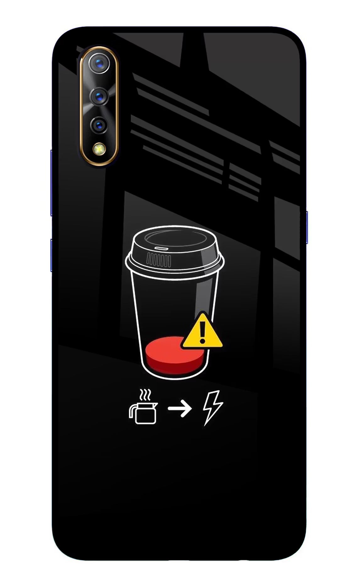 Coffee Vivo S1/Z1x Glass Case Back Cover by Casekaro