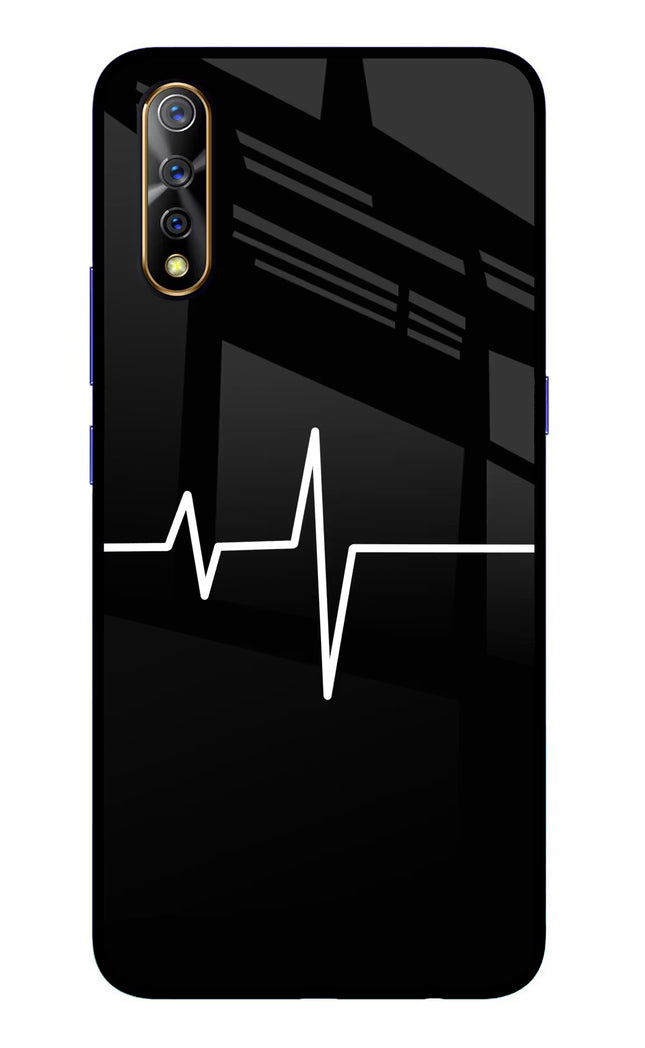 Heart Beats Vivo S1/Z1x Glass Case Back Cover by Casekaro