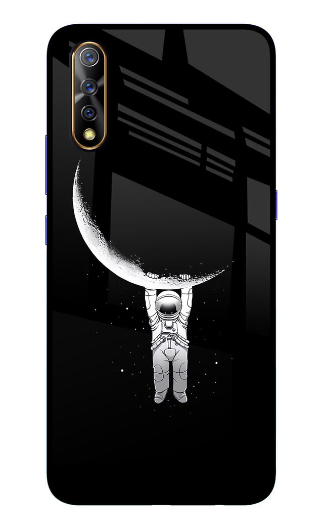 Moon Space Vivo S1/Z1x Glass Case Back Cover by Casekaro