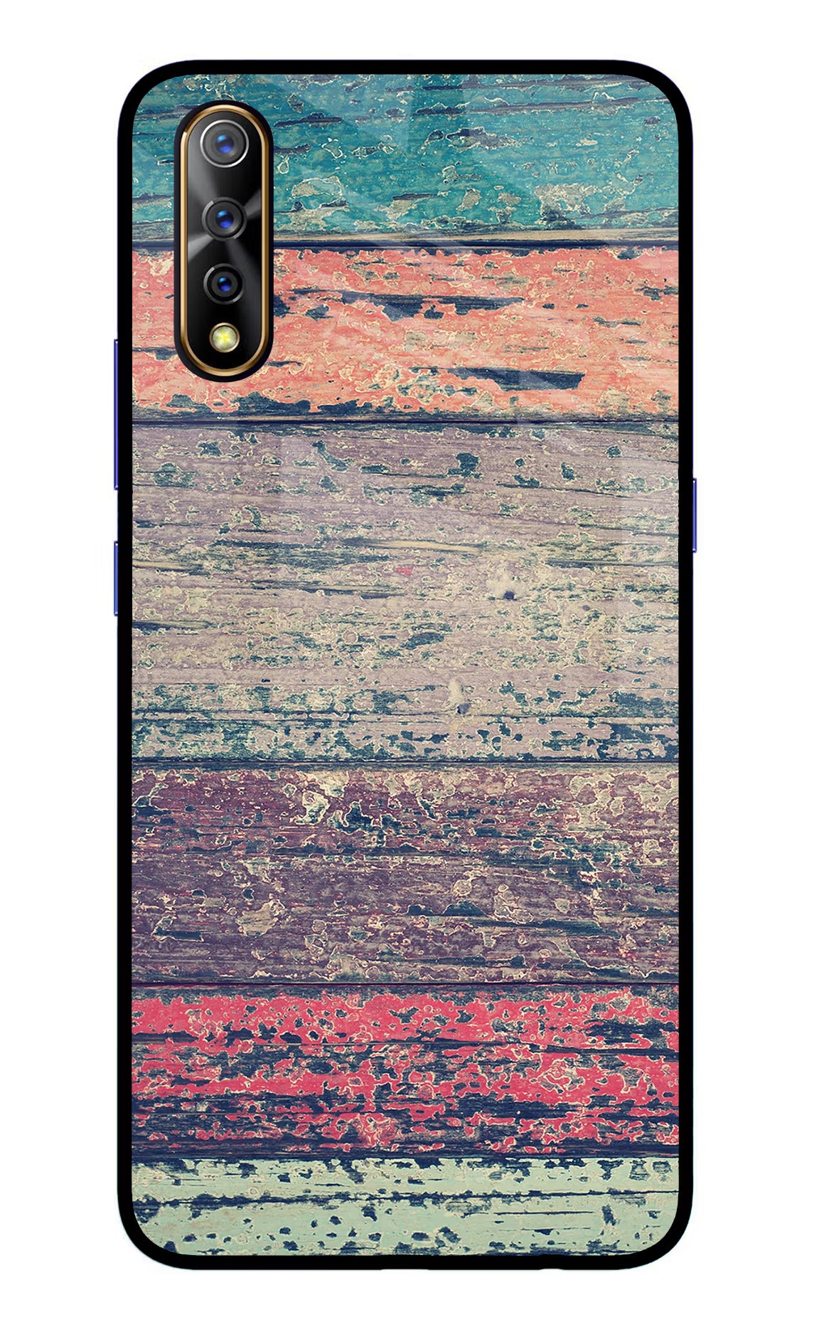 Colourful Wall Vivo S1/Z1x Glass Case