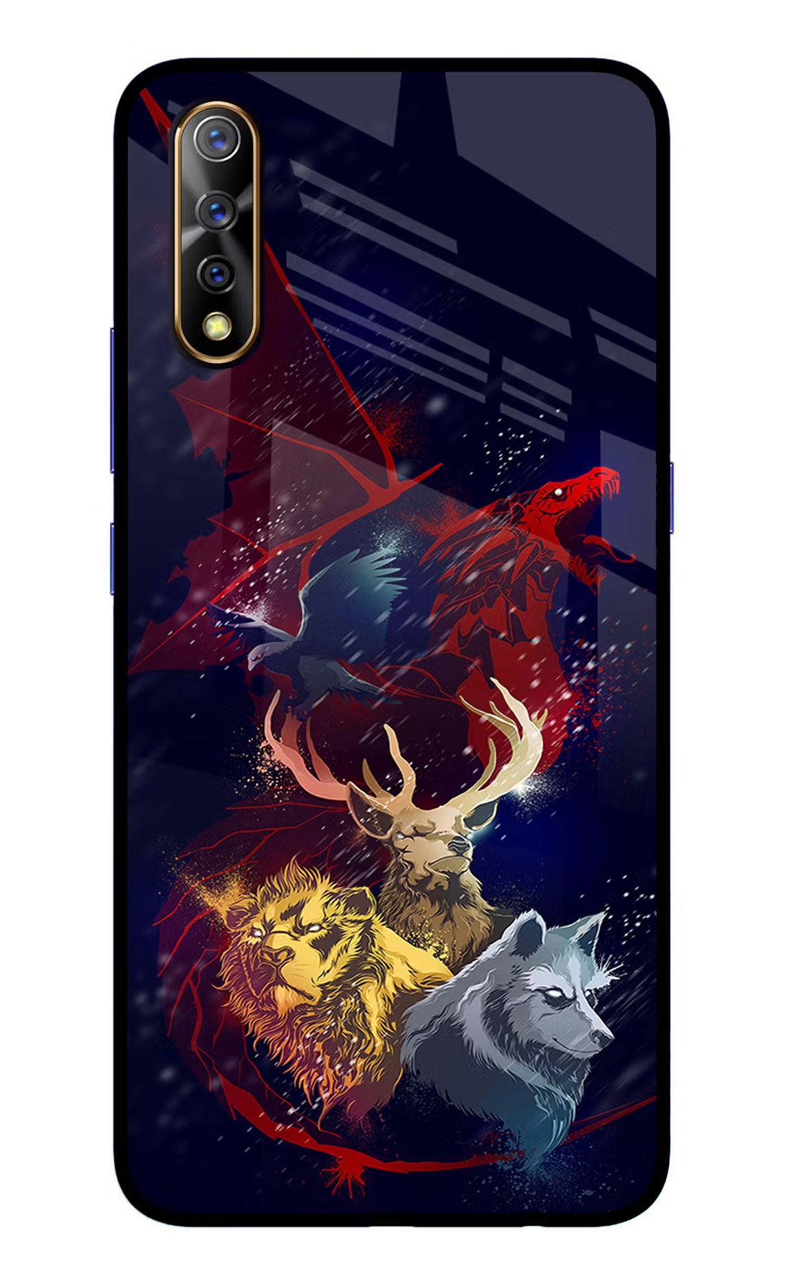 Game Of Thrones Vivo S1/Z1x Glass Case