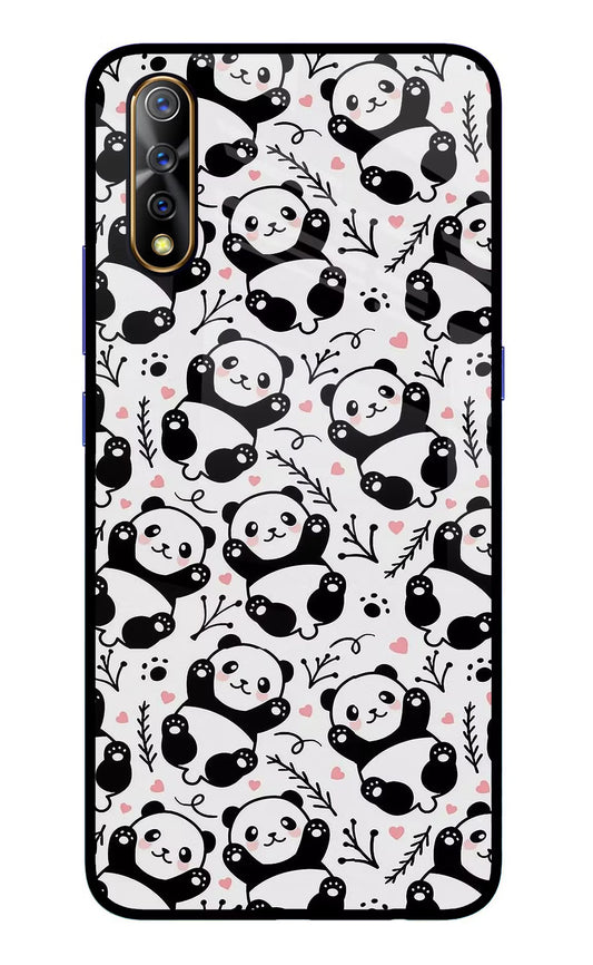 Cute Panda Vivo S1/Z1x Glass Case