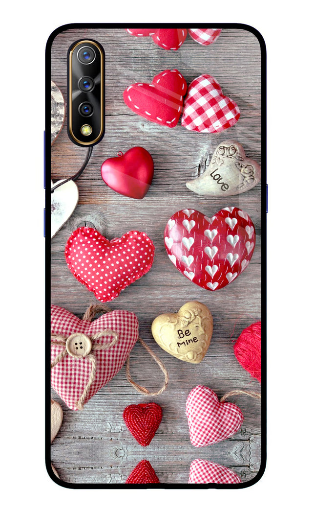 Love Wallpaper Vivo S1/Z1x Glass Case Back Cover by Casekaro