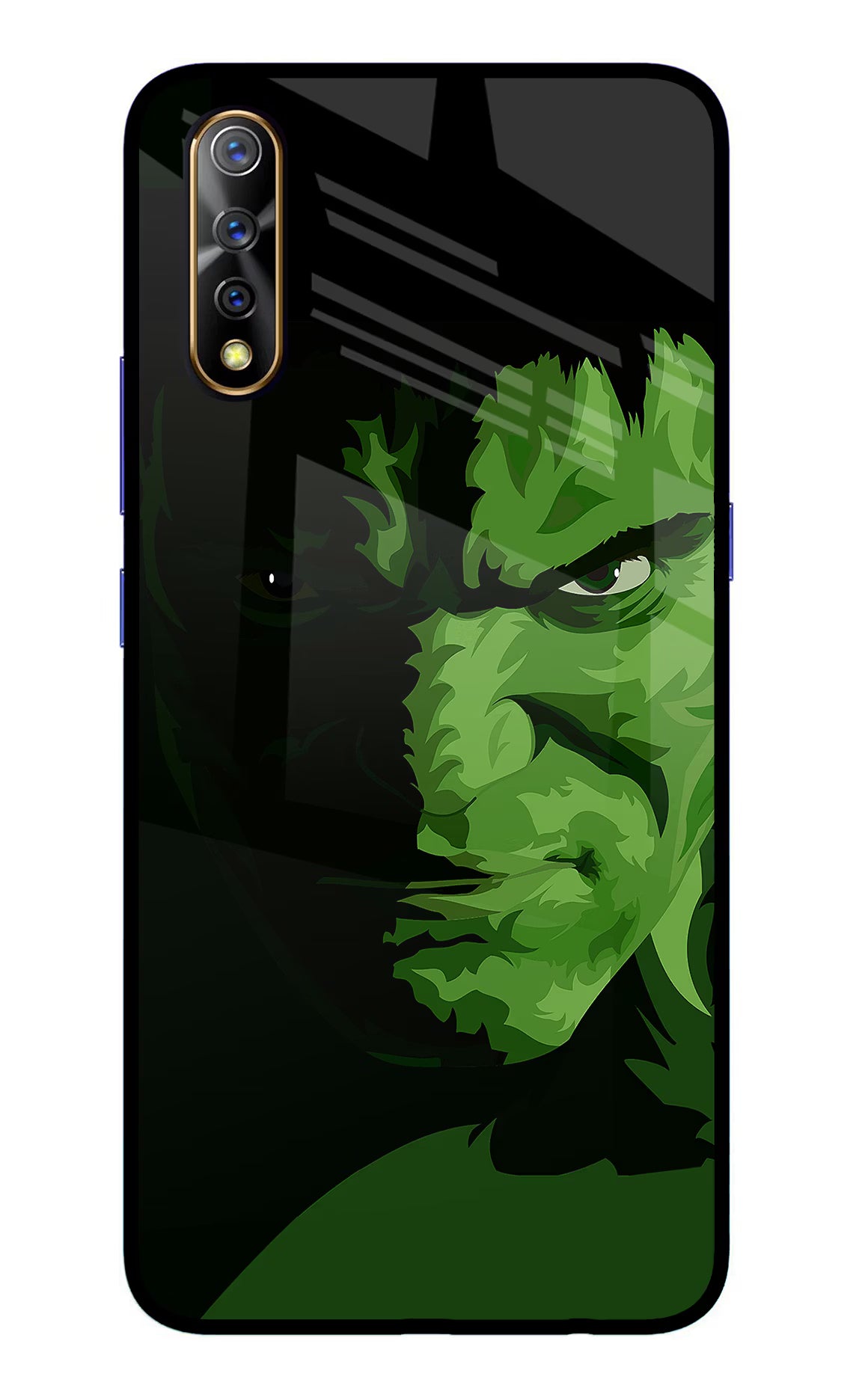 HULK Vivo S1/Z1x Glass Case Back Cover by Casekaro