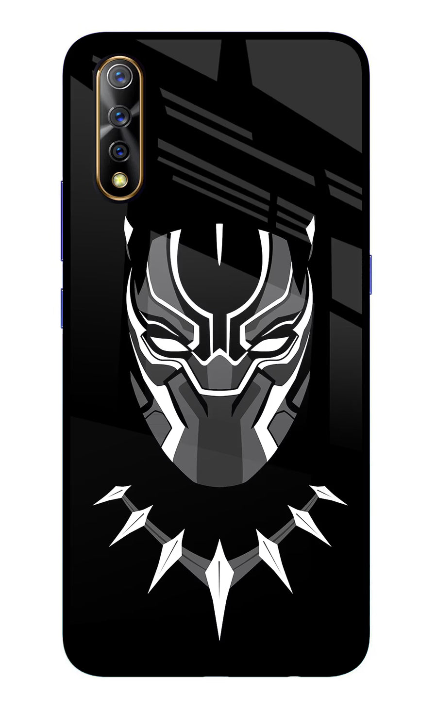 Black Panther Vivo S1/Z1x Back Cover, Glass case