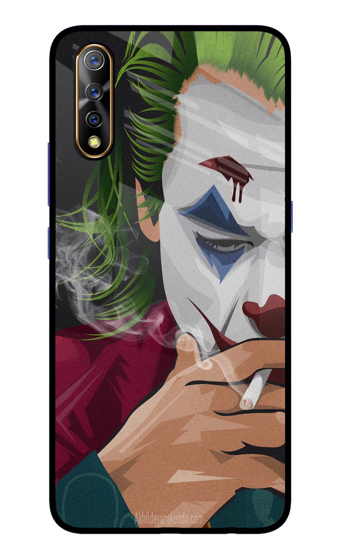Joker Smoking Vivo S1/Z1x Glass Case