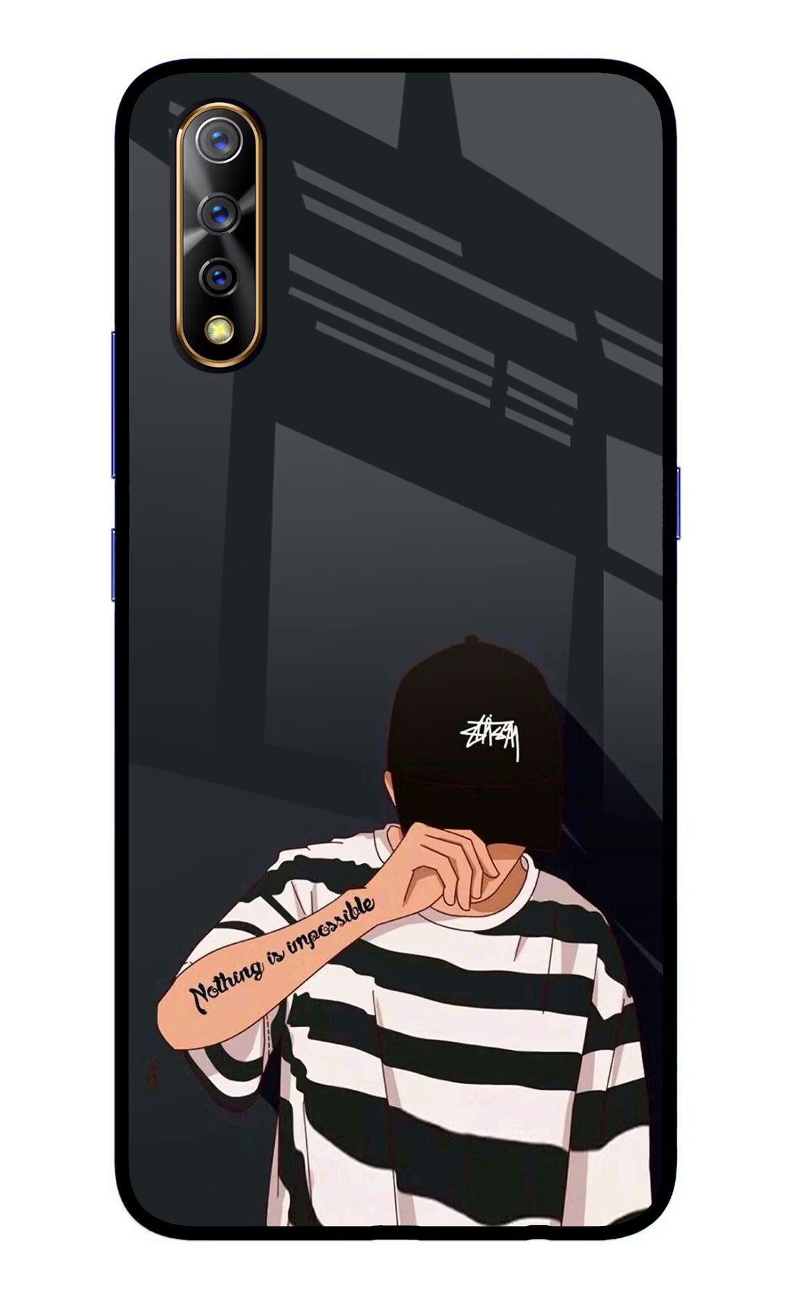 Aesthetic Boy Vivo S1/Z1x Glass Case
