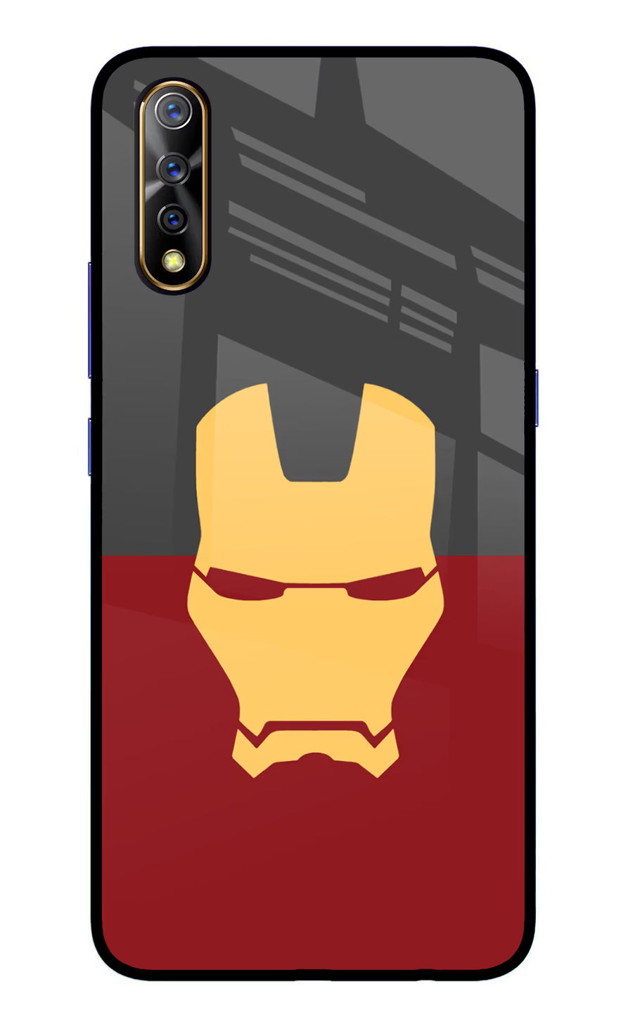 Ironman Vivo S1/Z1x Back Cover, Glass case