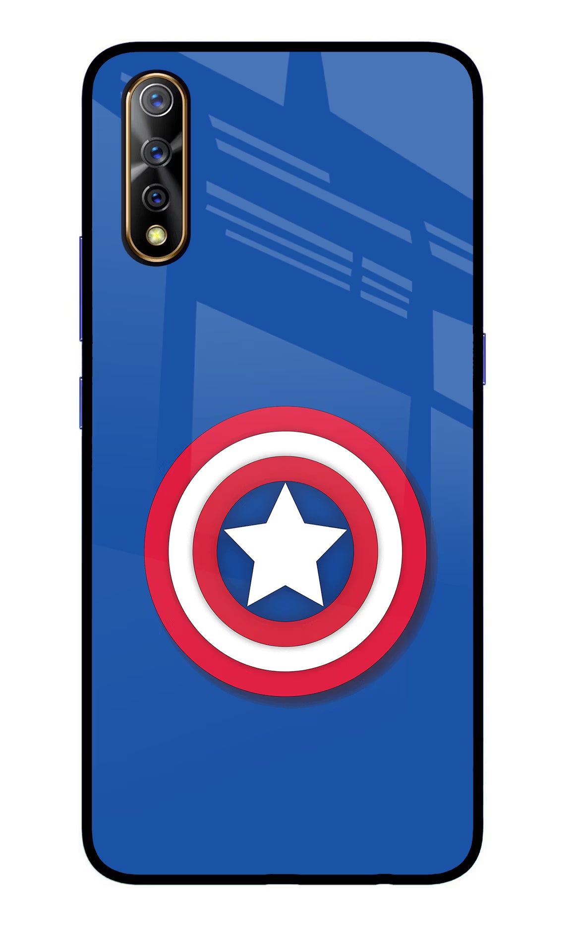 Shield Vivo S1/Z1x Glass Case Back Cover by Casekaro