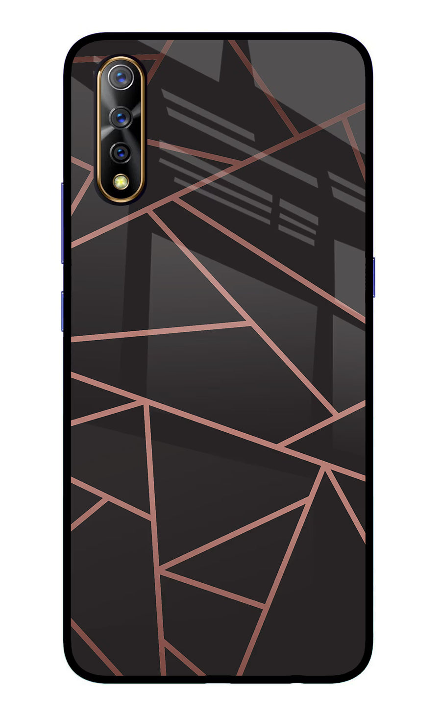 Geometric Pattern Vivo S1/Z1x Back Cover, Glass case