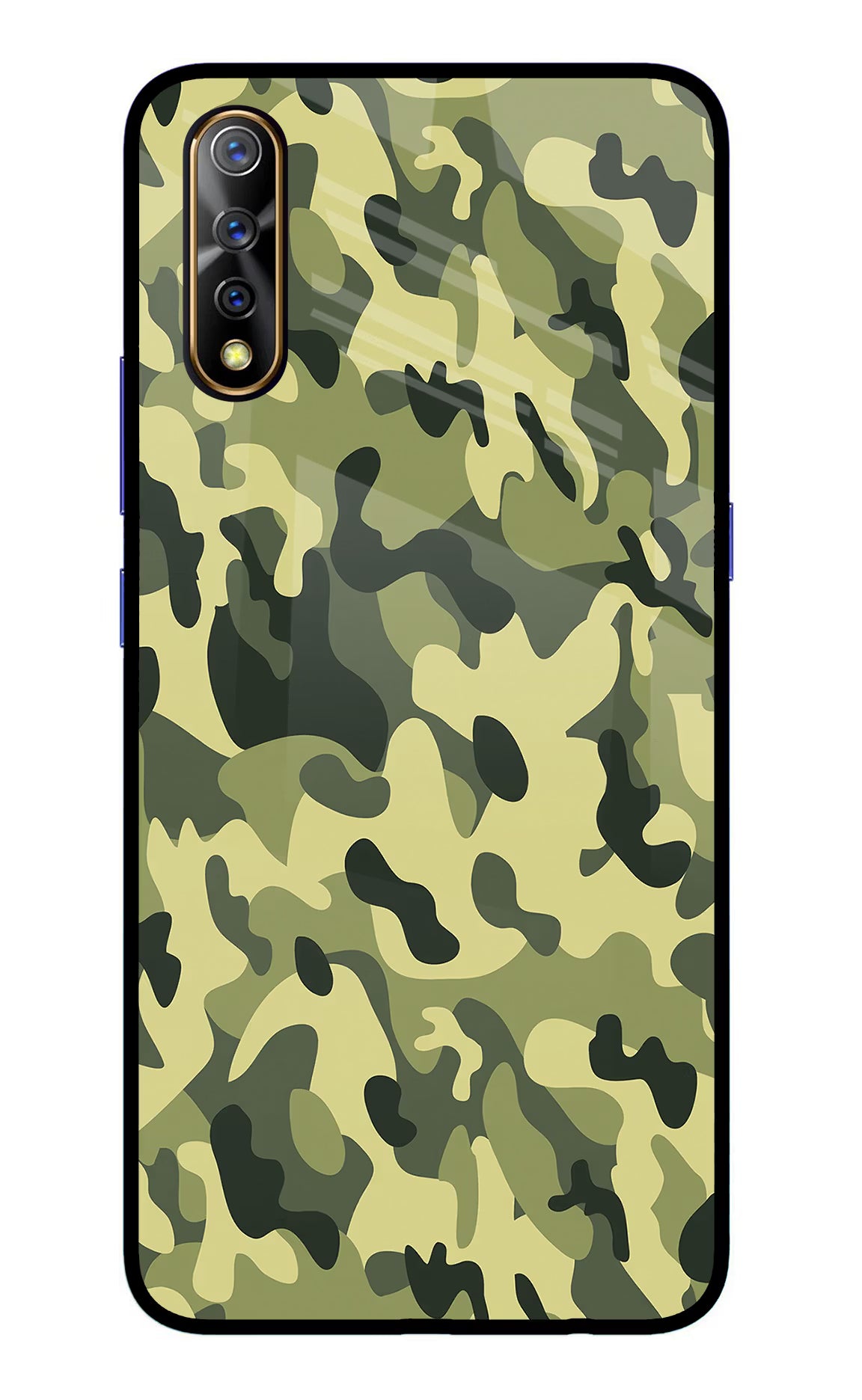 Camouflage Vivo S1/Z1x Glass Case