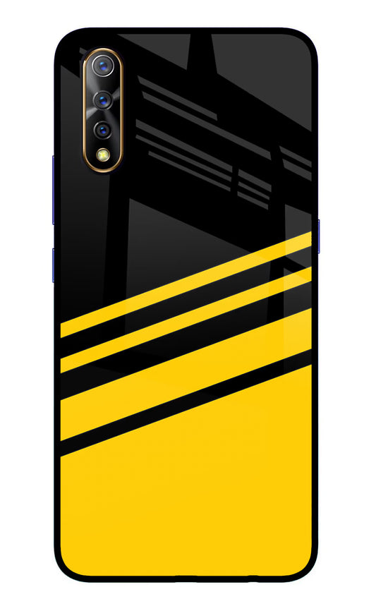 Yellow Shades Vivo S1/Z1x Glass Case
