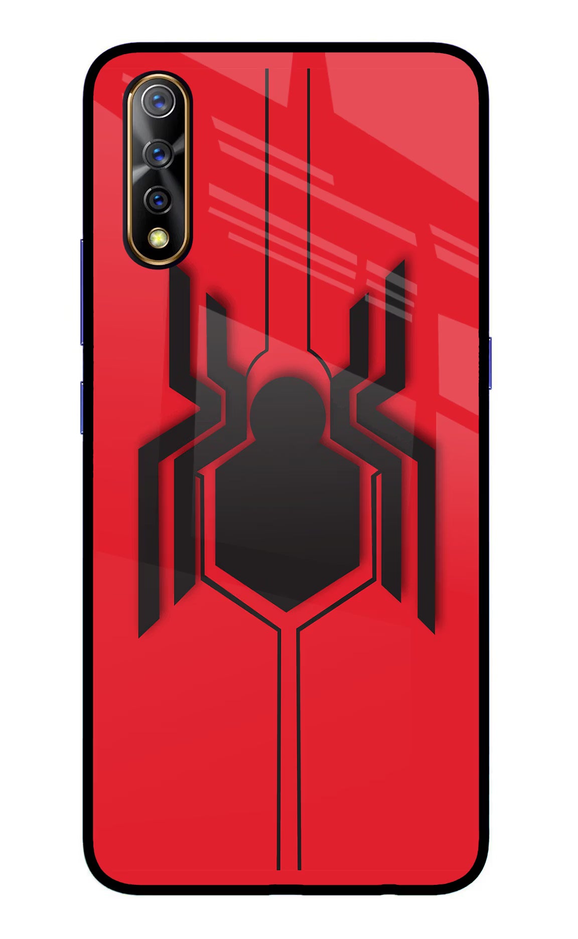 Spider Vivo S1/Z1x Glass Case Back Cover by Casekaro