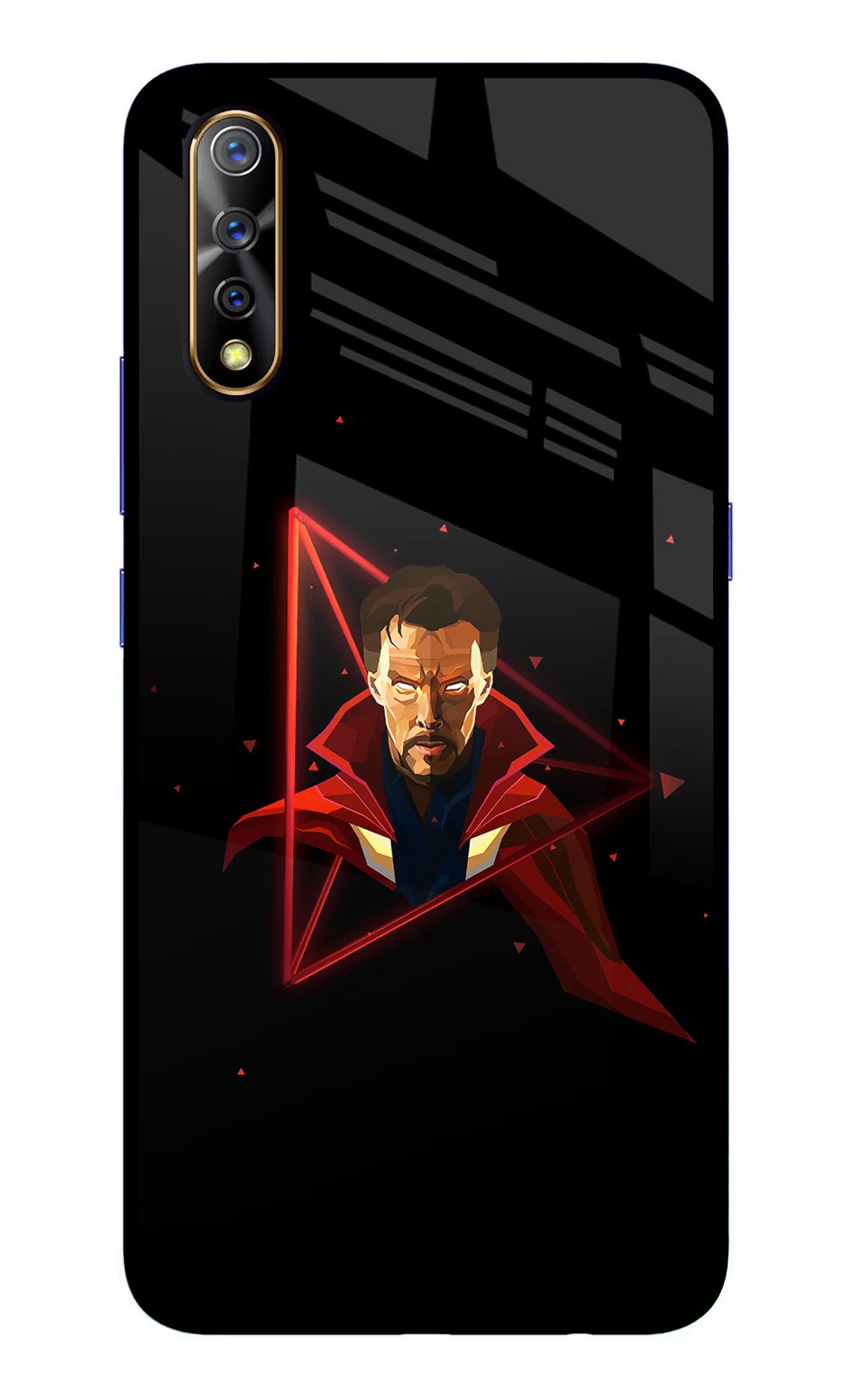 Doctor Ordinary Vivo S1/Z1x Glass Case Back Cover by Casekaro