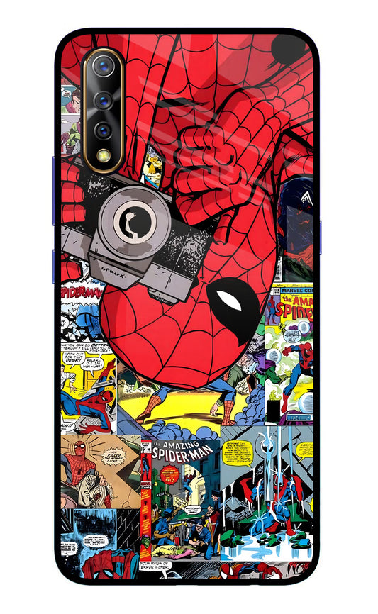 Spider Man Vivo S1/Z1x Glass Case