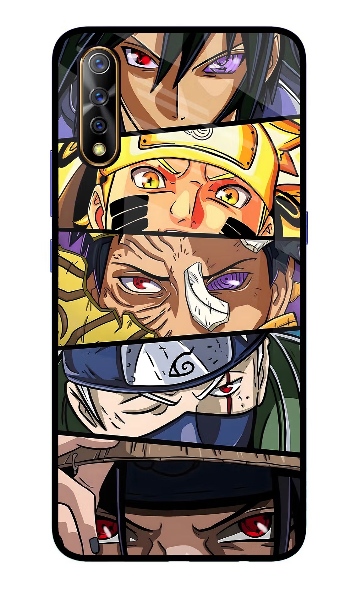 Naruto Character Vivo S1/Z1x Glass Case