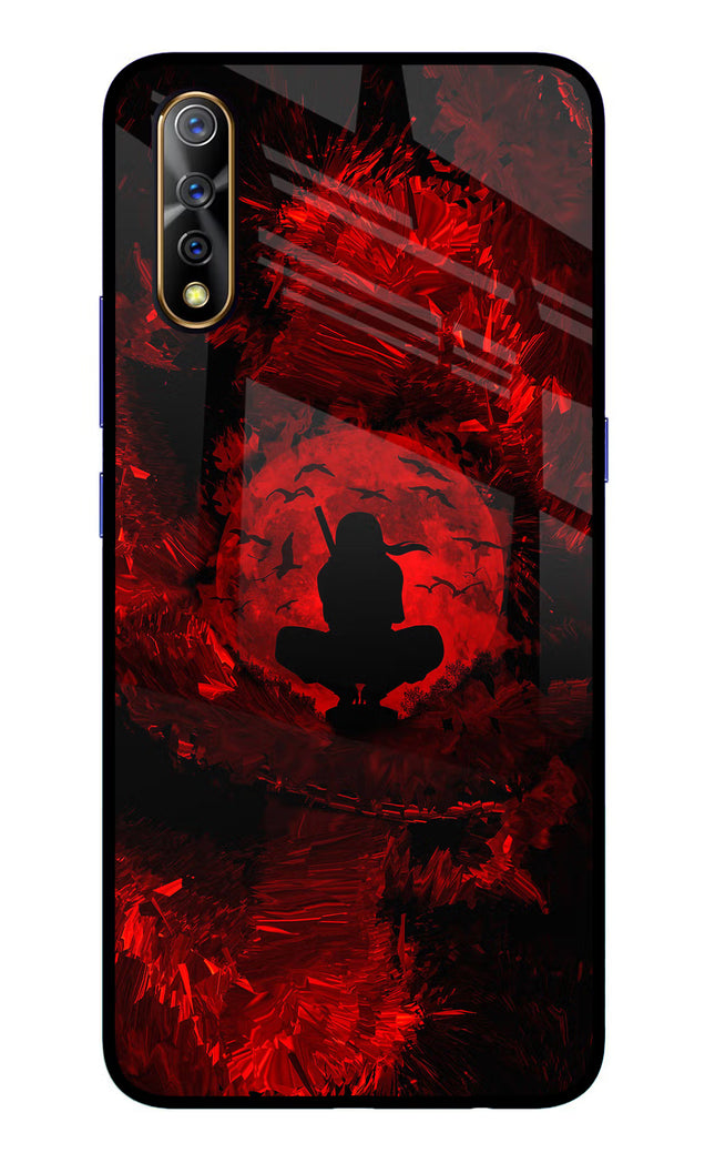 Itachi Uchiha Vivo S1/Z1x Glass Case Back Cover by Casekaro