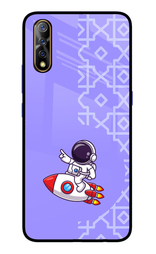 Cute Astronaut Vivo S1/Z1x Glass Case
