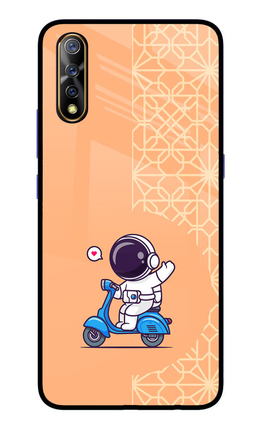 Cute Astronaut Riding Vivo S1/Z1x Glass Case