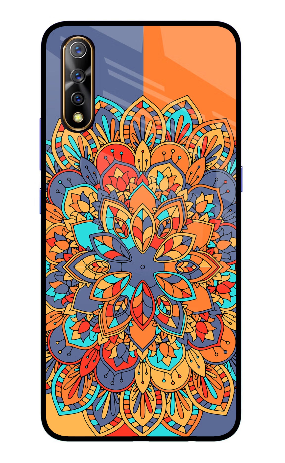 Color Mandala Vivo S1/Z1x Glass Case