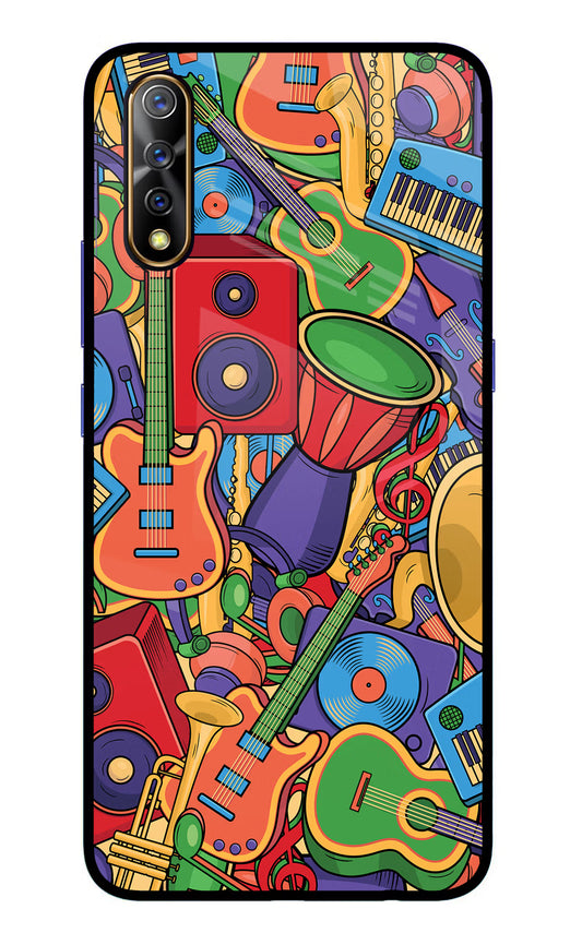 Music Instrument Doodle Vivo S1/Z1x Glass Case