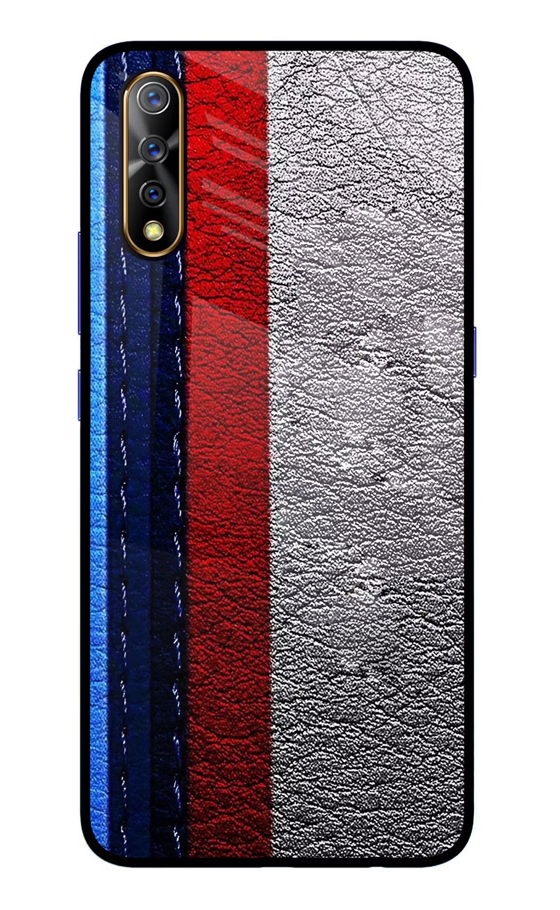 BMW Stripes Vivo S1/Z1x Glass Case Back Cover by Casekaro