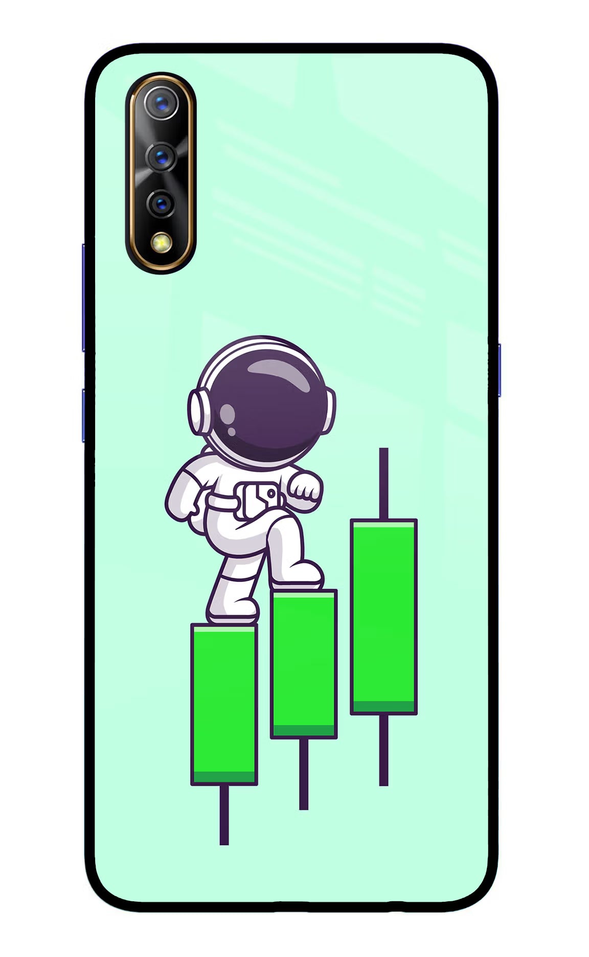 Astronaut Trader Vivo S1/Z1x Glass Case