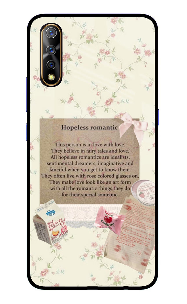 Hopeless Romantic Vivo S1/Z1x Glass Case