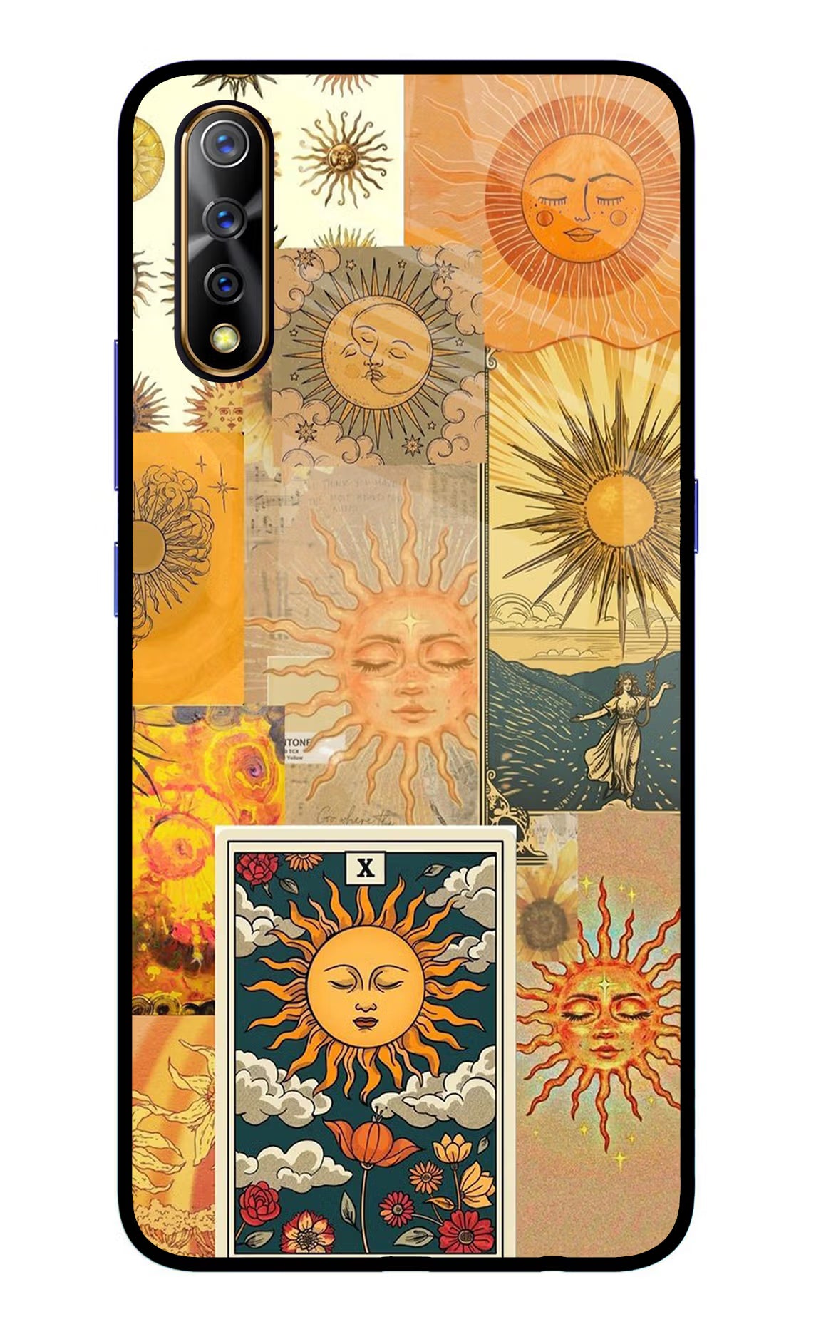 Sun Vivo S1/Z1x Glass Case Back Cover by Casekaro