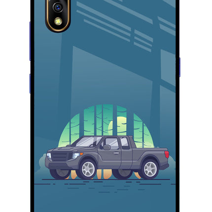 Retro Garage Vibe Vivo S1/Z1x Glass Case