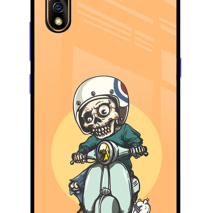 Undead Biker Vivo S1/Z1x Glass Case