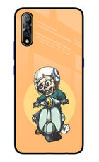 Undead Biker Vivo S1/Z1x Glass Case