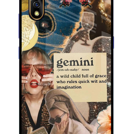 Gemini Zodiac Vivo S1/Z1x Glass Case