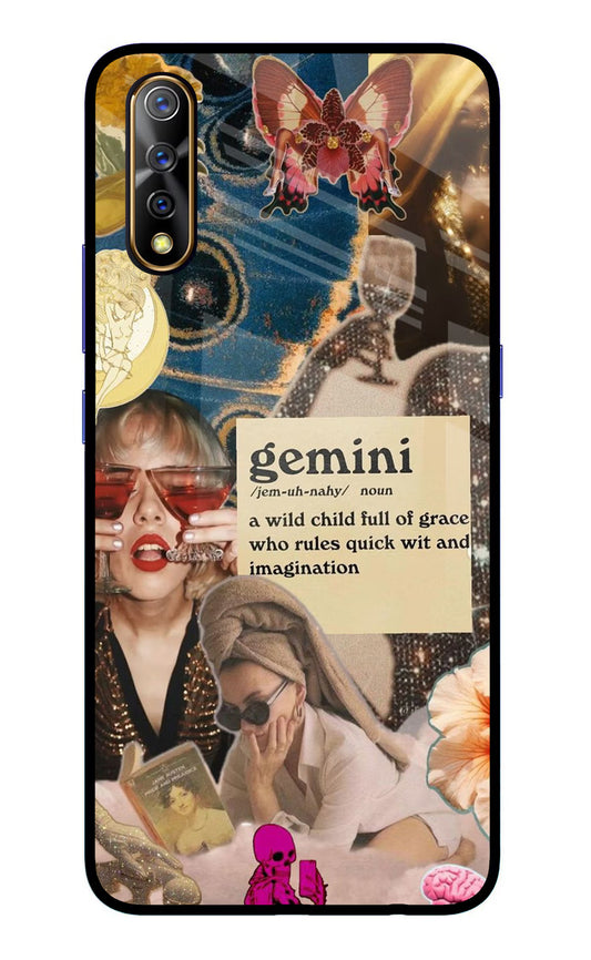 Gemini Zodiac Vivo S1/Z1x Glass Case