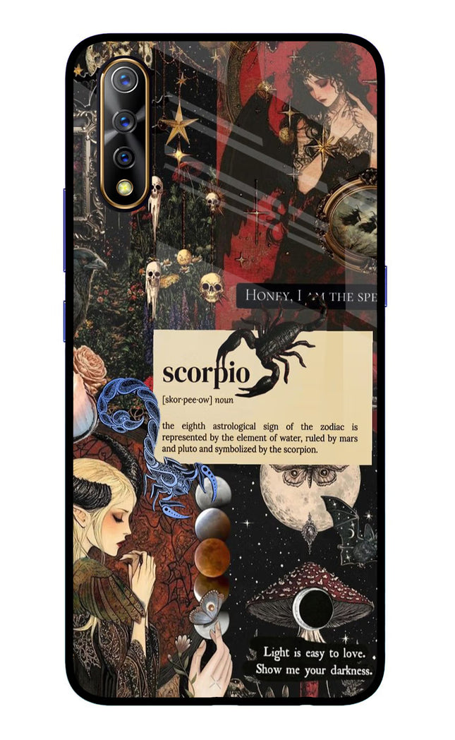 Scorpio Zodiac Vivo S1/Z1x Glass Case